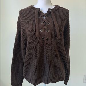 Brown‎ American Eagle Chunky Sweater
